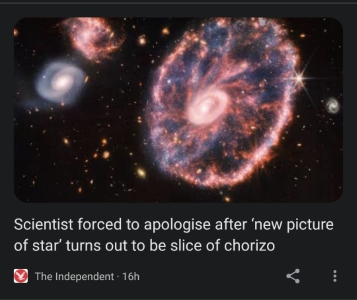 New Picture of a Star (definitely not chorizo)